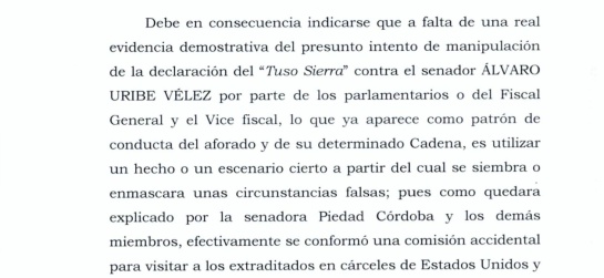 Álvaro Uribe Vélez: Uribe y Cadena habrían utilizado falsas cartas del ‘Tuso’ Sierra